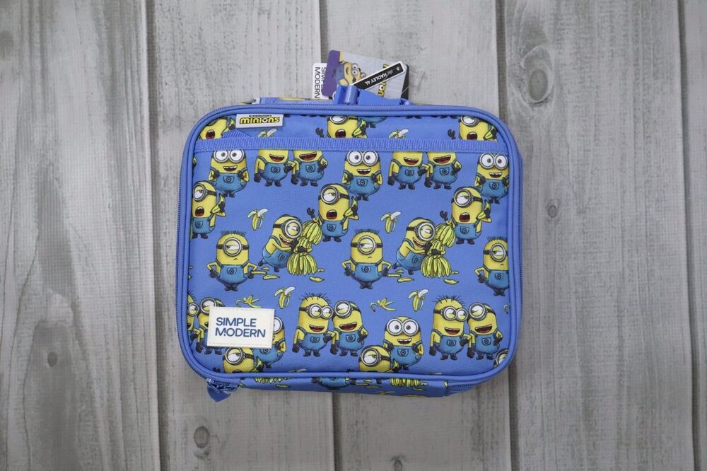 Simple Modern Minions 4L Hadley Lunch Bag/Carrying Case For School, Travel New
